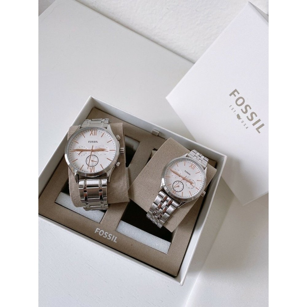 Fossil Couple Gift Set His/Her Watch Set Matching
